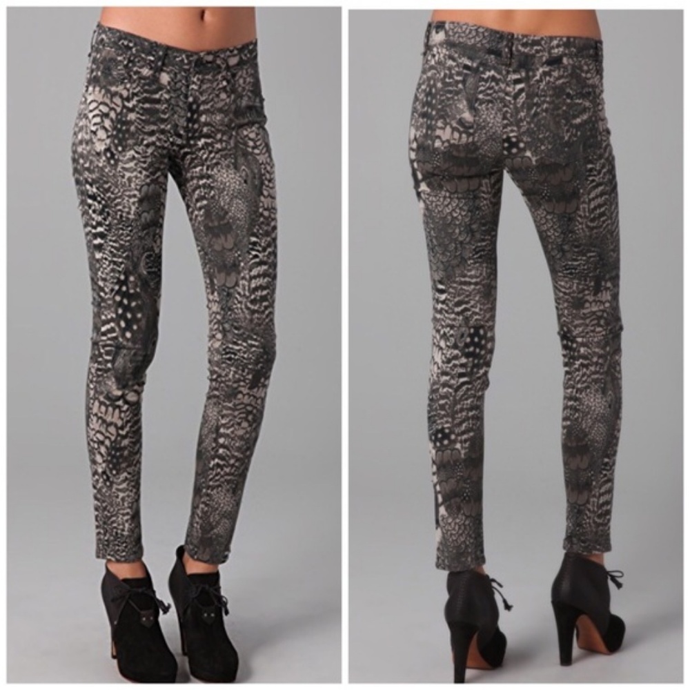 Rag & Bone Legging In Feather Print - image 1